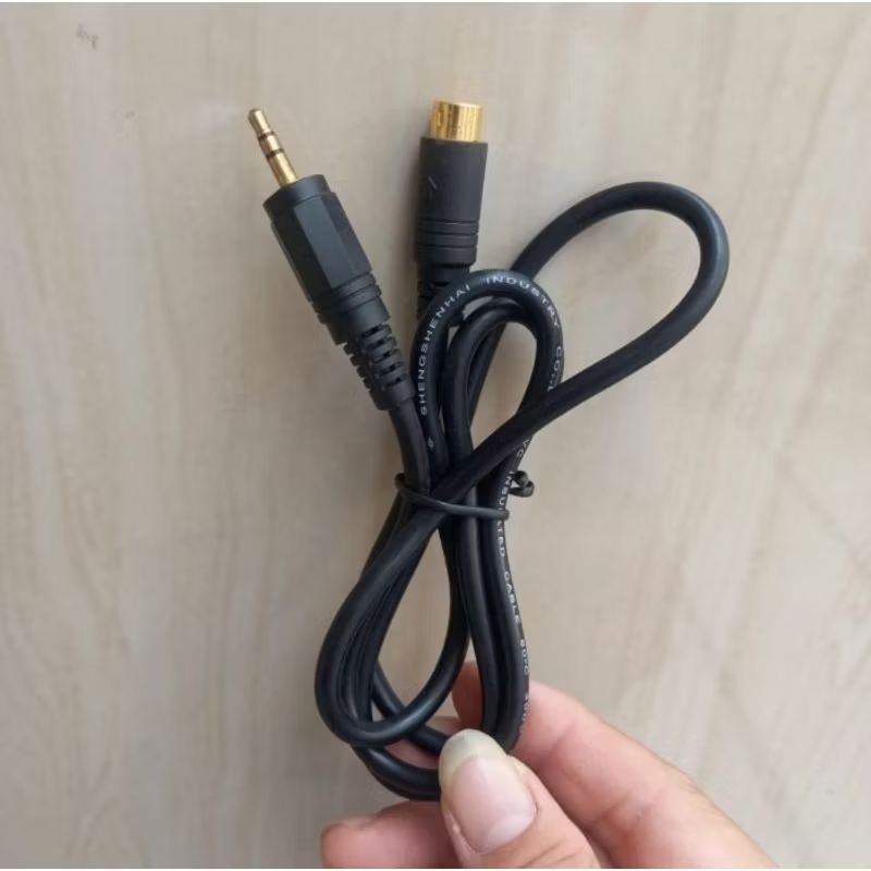 Kabel S-Video ke Jack 3.5mm Gold Plated - Wire Svideo to Jack 3.5mm