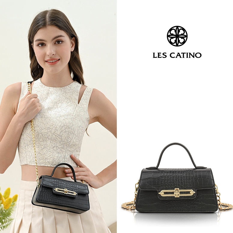 Menarik Tas Wanita Les Catino Noveli Flap Th Animal Print