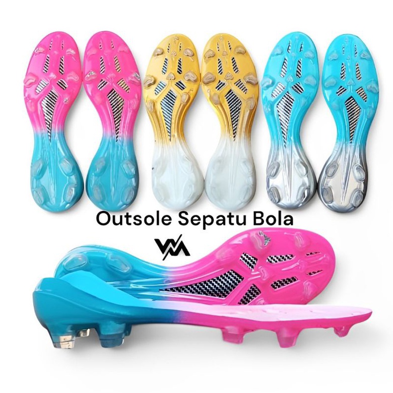 KODE H28G Sol Bola 2 warnaOutsole Sepatu Bola Sol Sepatu Bola Sol Sepatu Bola karbonTelapak Sepatu B