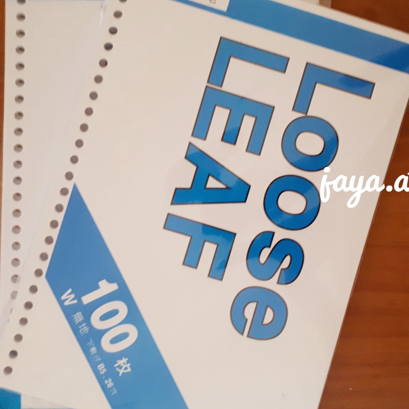 

KP8 Toyo Loose Leaf Isi Binder Polos B5 1 lbr