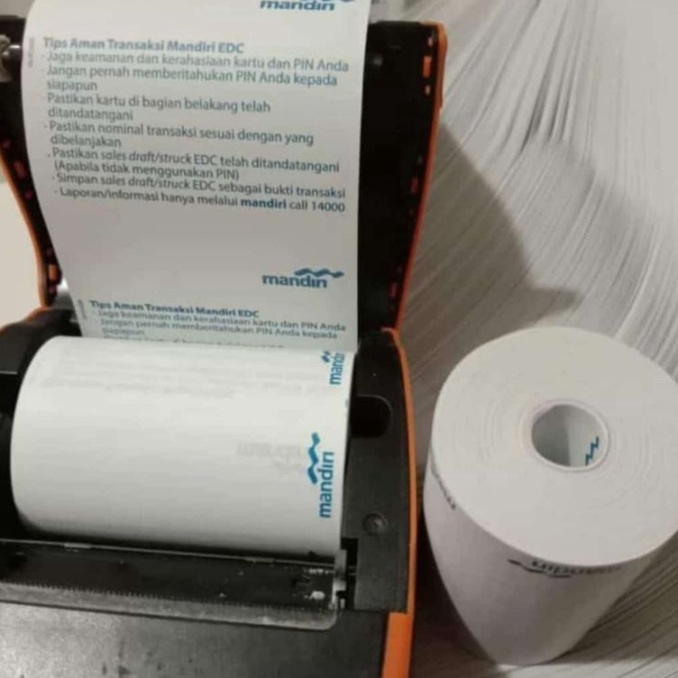 

Produk Terupdate KERTAS KASIR THERMAL LOGO MANDIRI UK 58X4 PAKET 1 ROLL