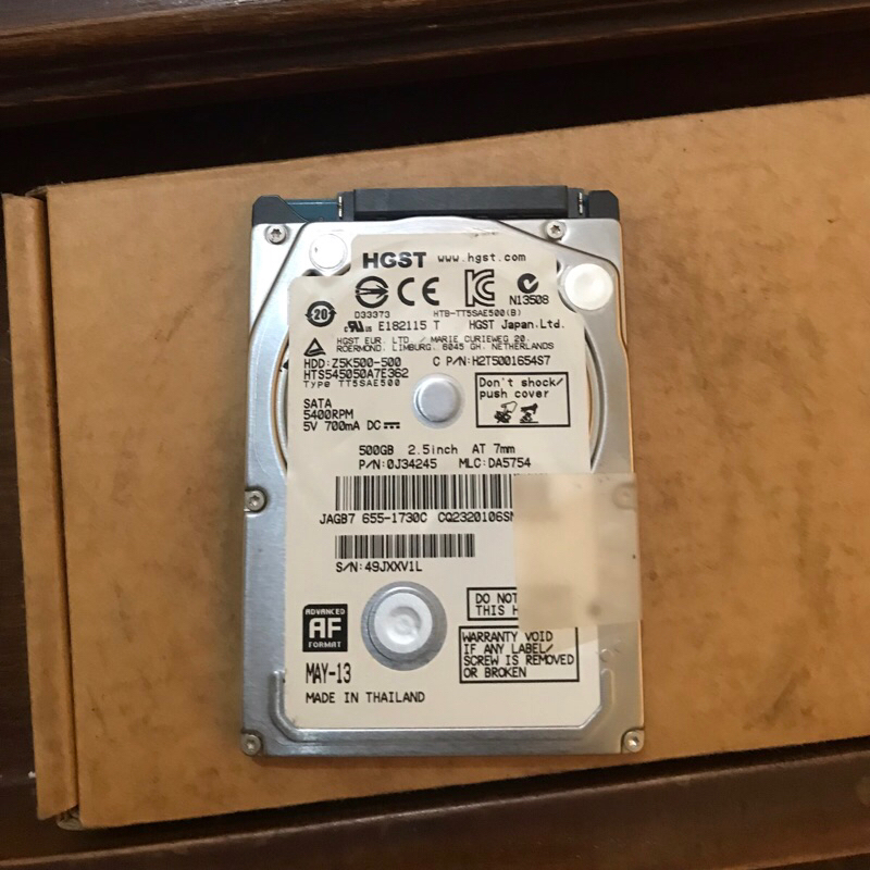Hardisk Drive Original HGST 500GB