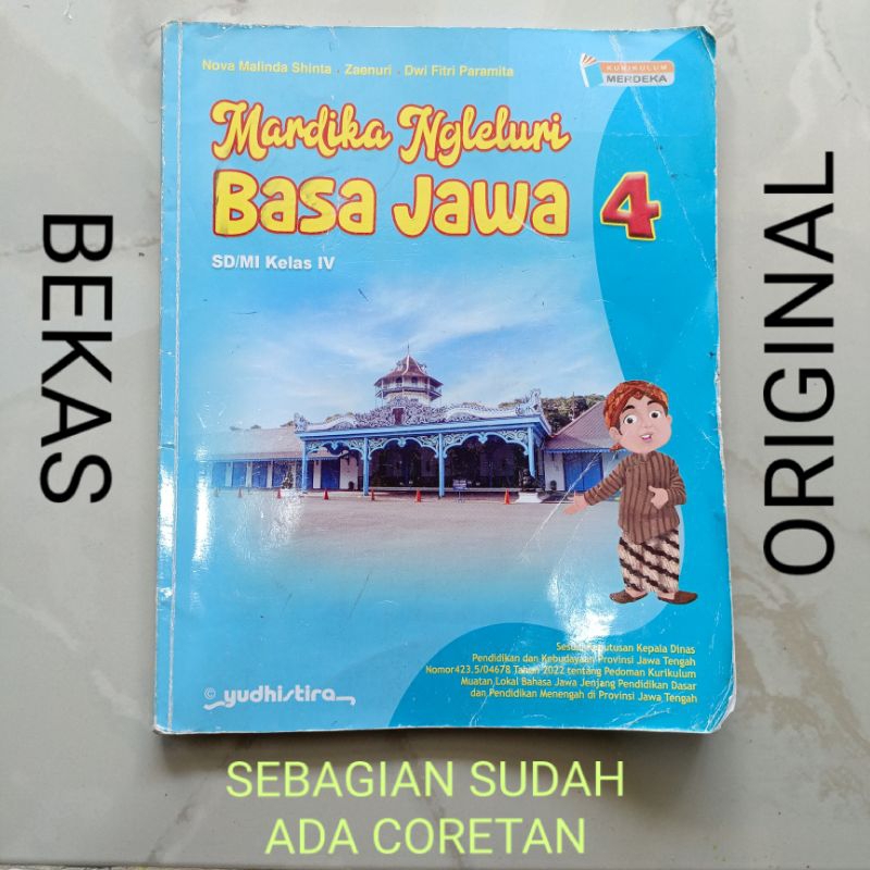 Buku Mardika Ngleluri Bahasa Basa Jawa Kelas 4 IV SD MI Penerbit Yudhistira Yudistira Kurikulum Merd