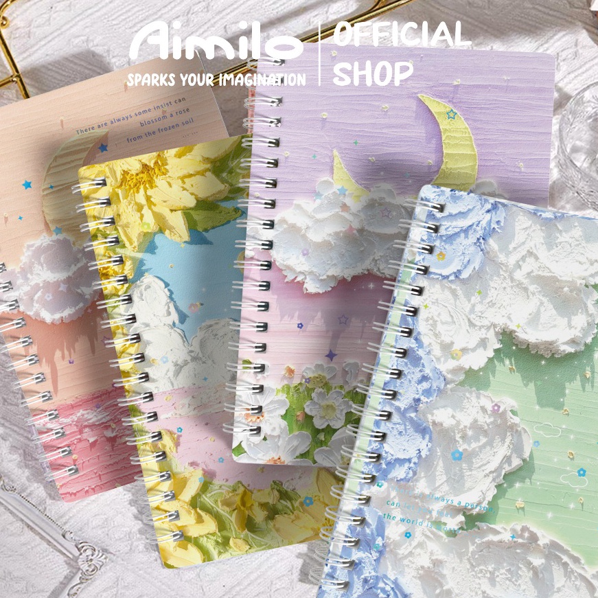 

Pilihan Aimilo Notebook A5 1 4 Pcs Buku Diary Aesthetic Buku Jurnal Aesthetic Sekolah 6 Lembar