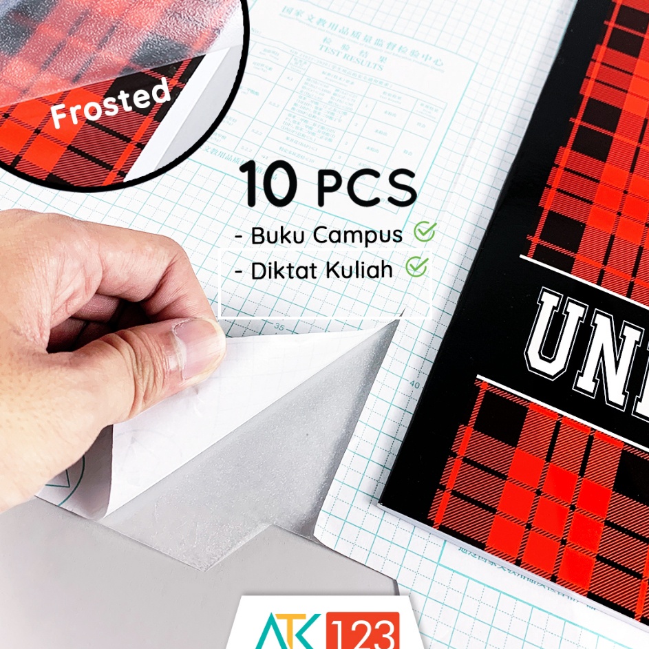 

murah Sampul Buku Tulis Plastik Transparan Bening Plastic Transparent Self Adhesive Book Covers BKCVSAU Uk Campus Diktat Kuliah A4