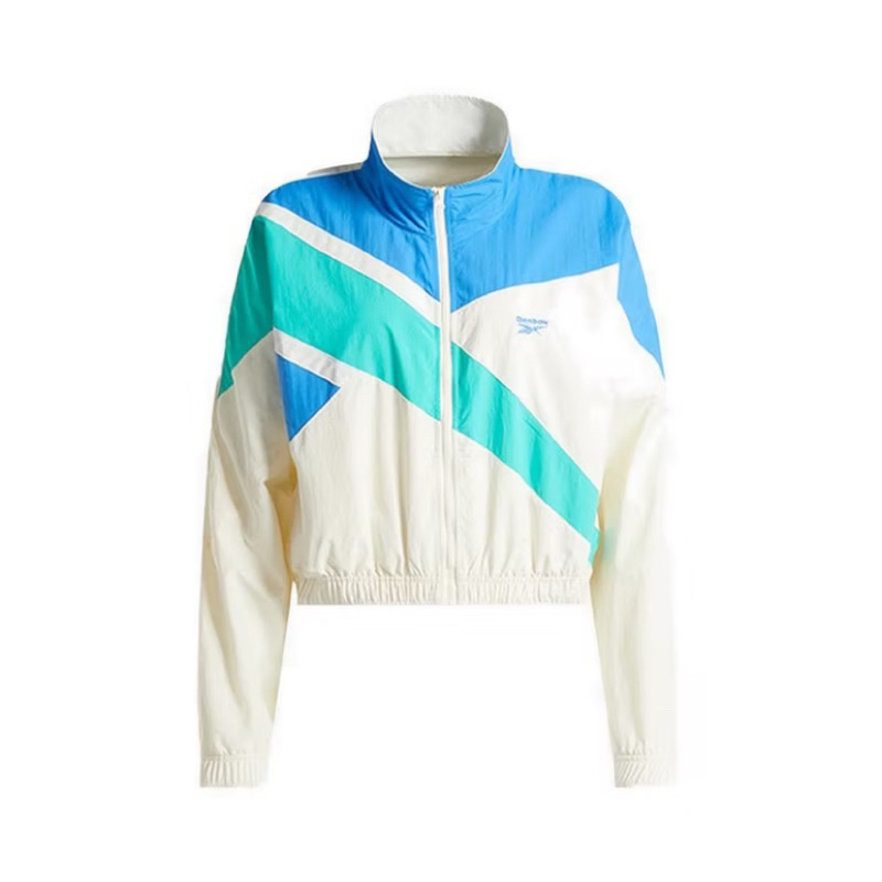 Reebok Classics Franchise Track Women's Jacket - Vintage Chalk/Kenetic Blue