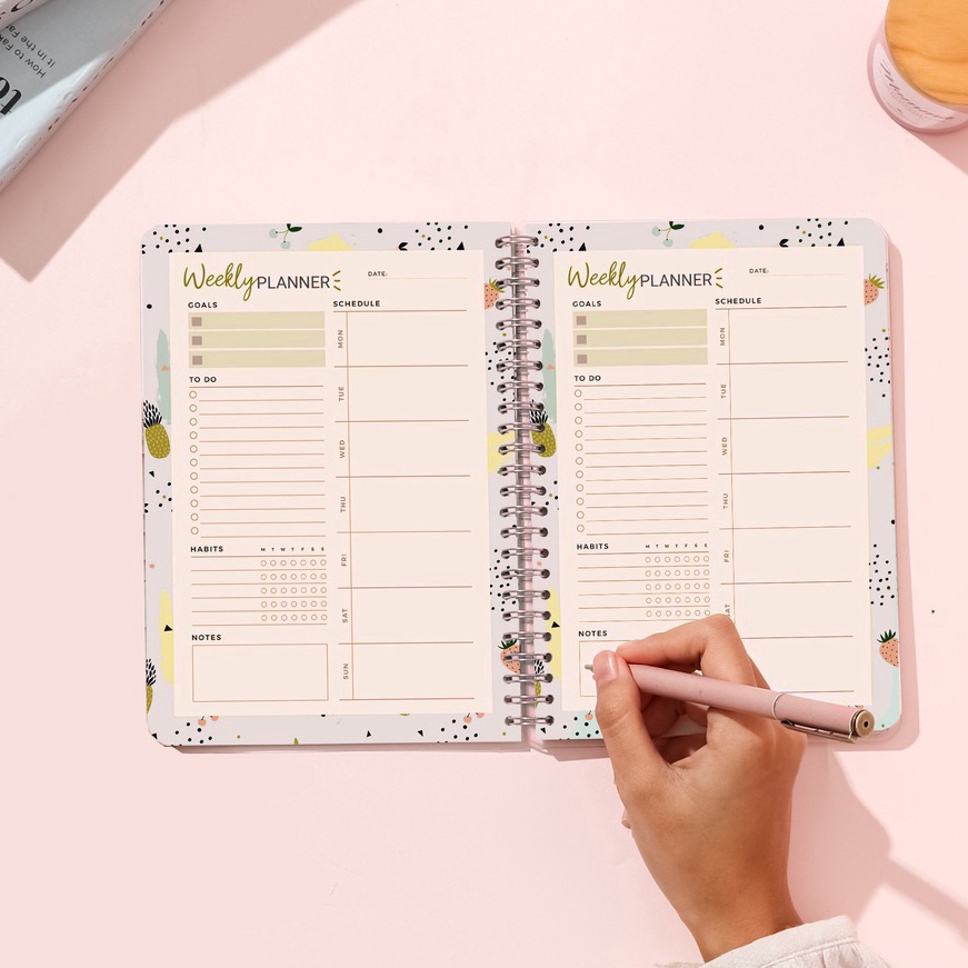 

KI3 Bukuqu Notebook Spiral A5 SM33 Weekly Planner