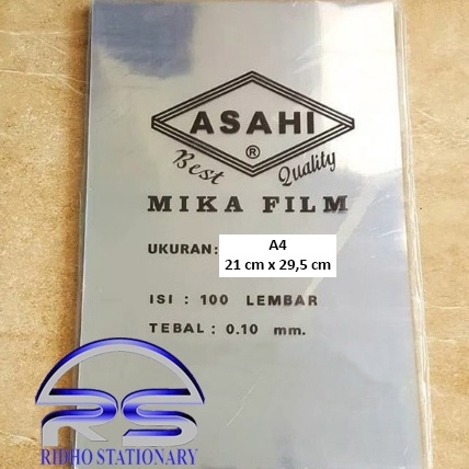 

Wow Mika Jilid Asahi A4 F4 Folio 1mm Mika Bening Transparant Plastik Jilid 1 Pack isi 1 Lembar
