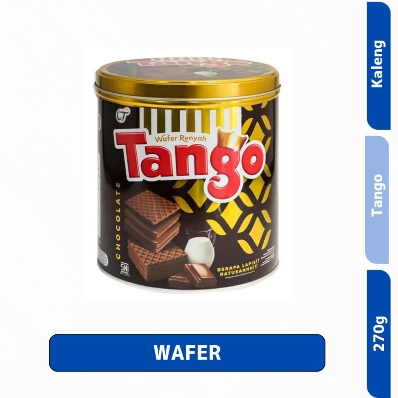 

Wafer | Tango Kaleng 270g, KonGuan, Monde, Nissin | Murah | Kemasan kaleng