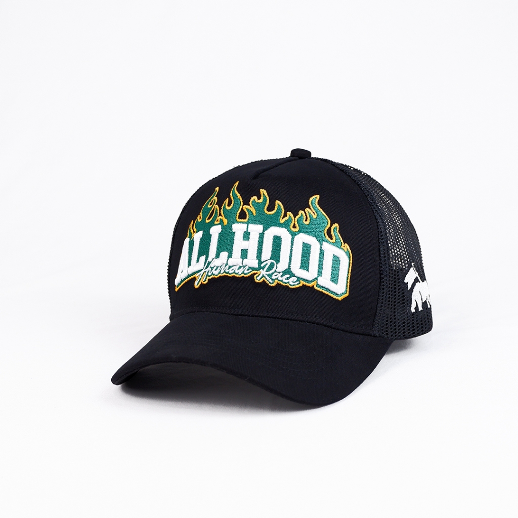 TOPI TRUCKER BORDIR ALLHOOD - HUMAN RACE / Topi Bisbal / Topi Original Clothing / Topi Premium