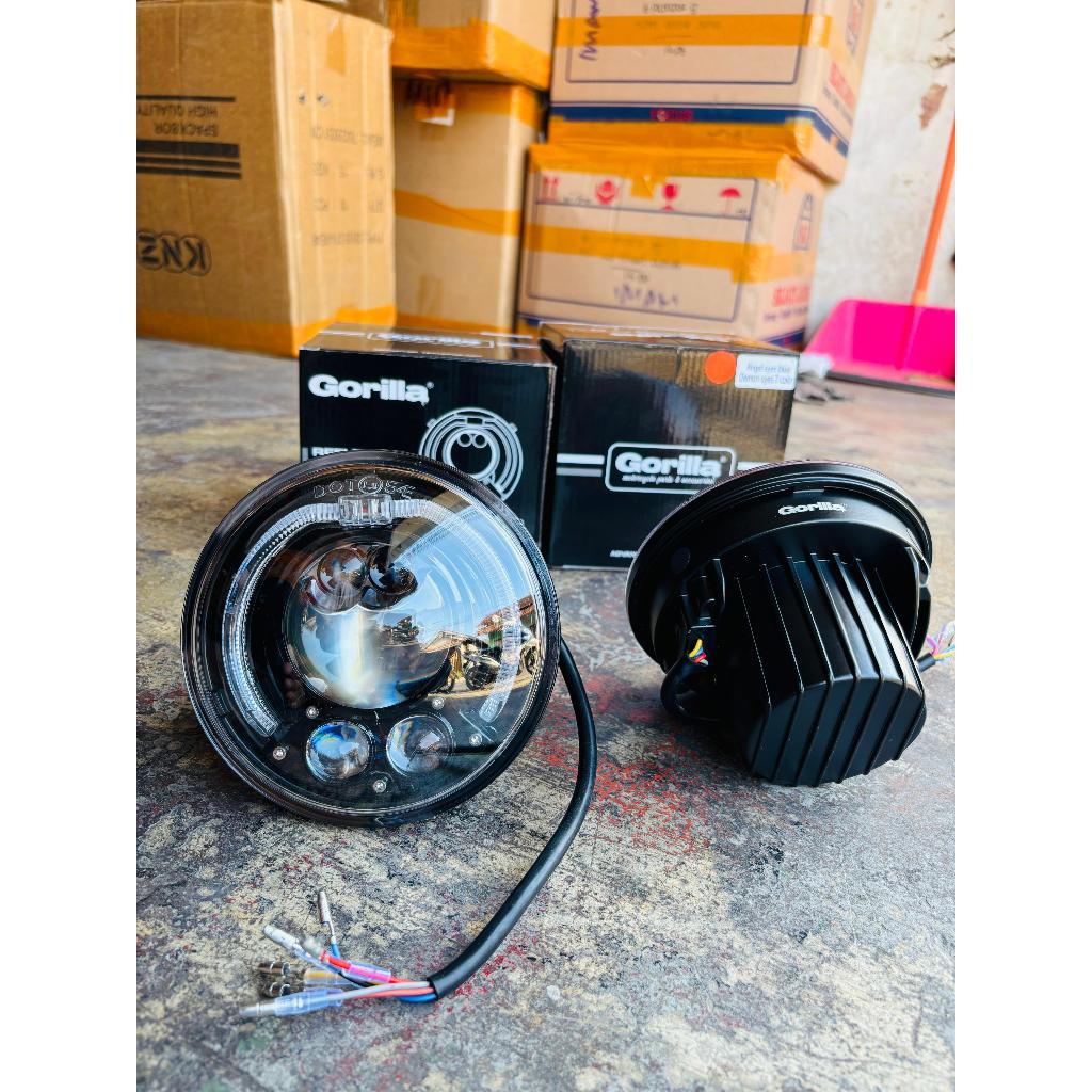 Head Lamp DayMaker 5.75 Inch Daymaker Billed  gorilla copy pro7