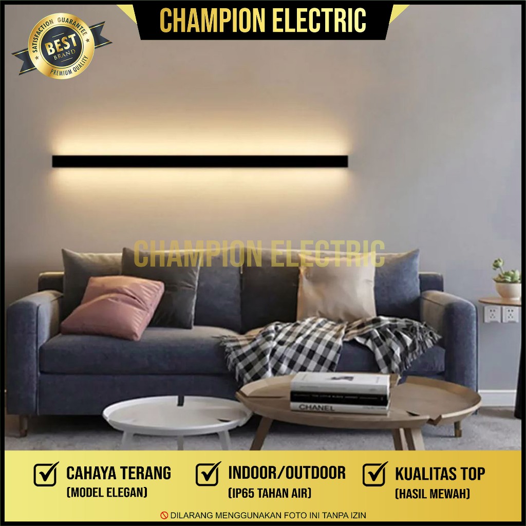 Lampu LED Dinding Tempel Kamar Aesthetic Lampu LED Cafe Ruang Tamu Ruang Makan