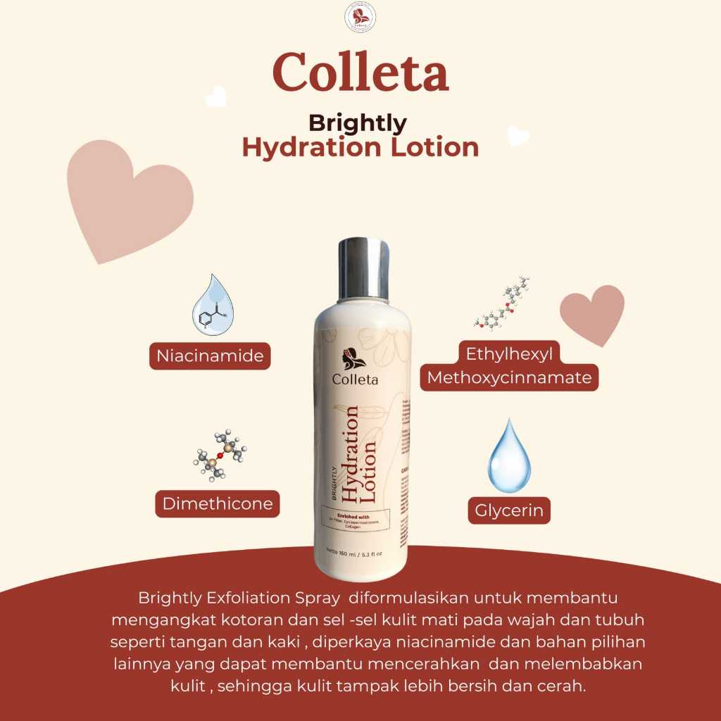 COLLETA BRIGHTLY HYDRATION LOTION