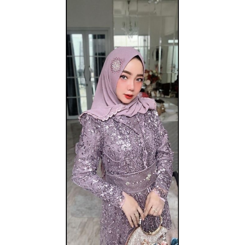 GAMIS PESTA BY FAESTA SYARI DUMA SET,  IZORA SERIES