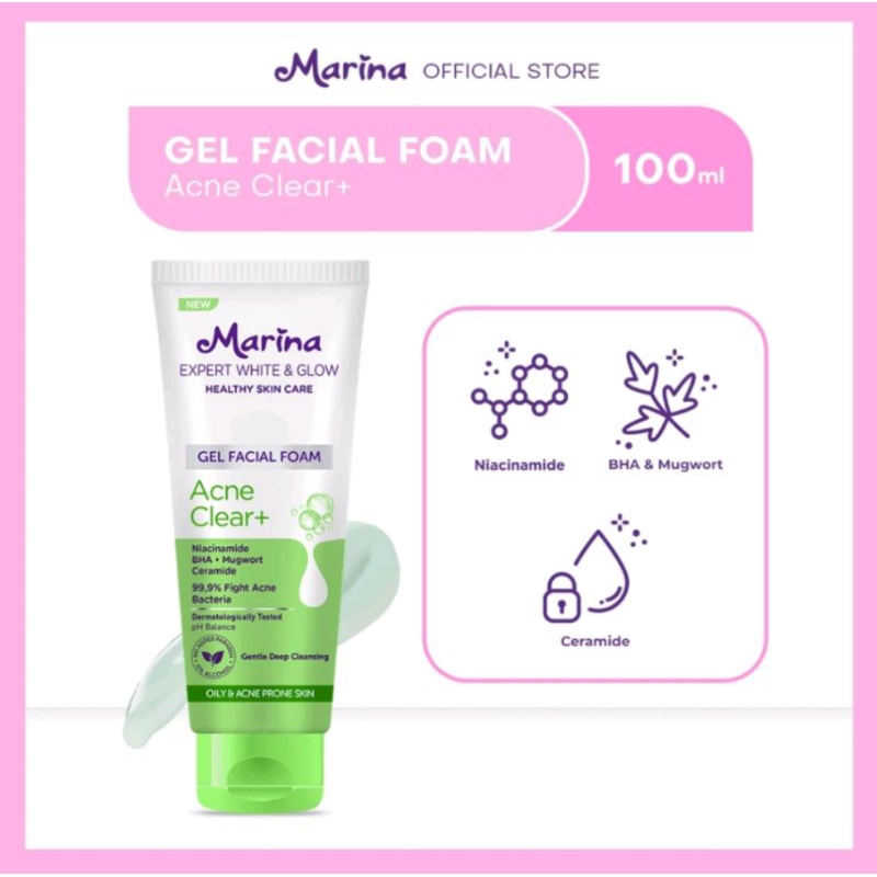 Marina Facial Foam 50ml & 100ml