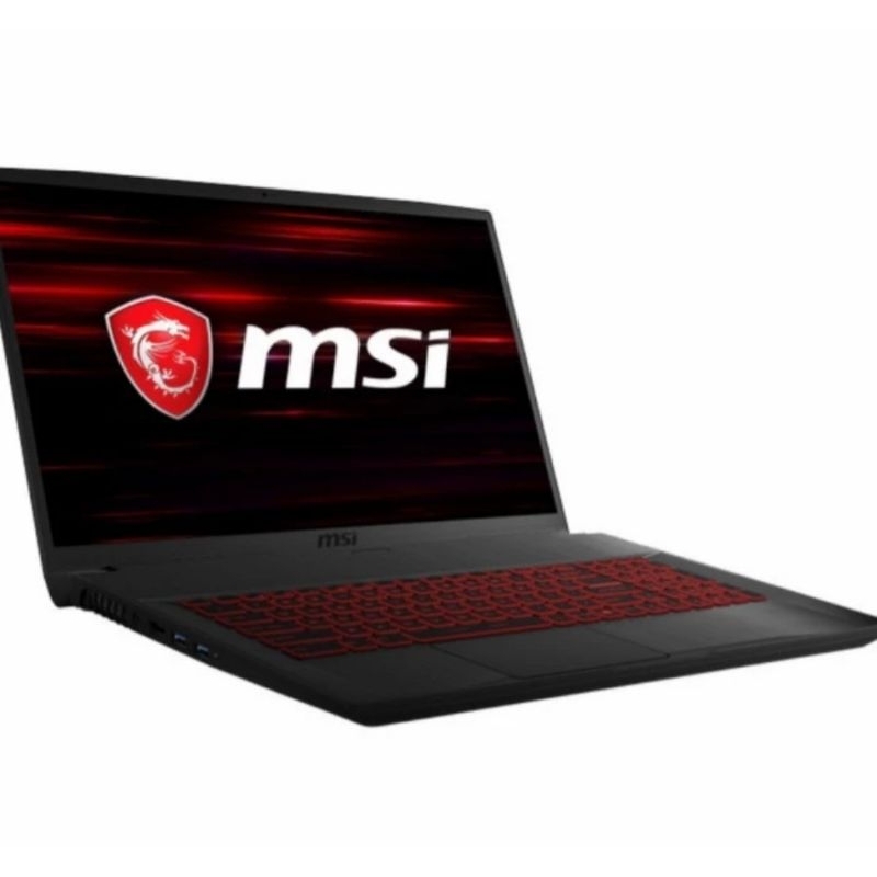 Laptop MSI GAMING Coret i7 nvidia gtx 1660 6GB bekas