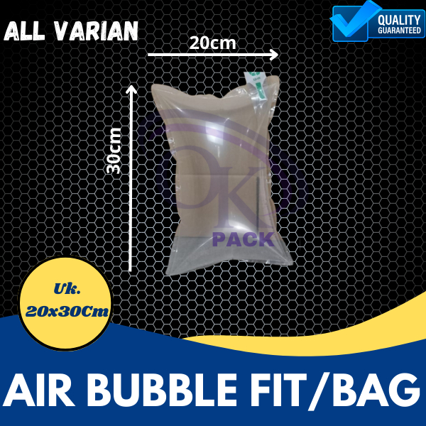 

AIR BUBBLE FIT 20CM X 30CM 50 PCS Cushion Wrap Fo-Air / Bubble Wrap Angin Tebal Roll / Poly Air Bubble