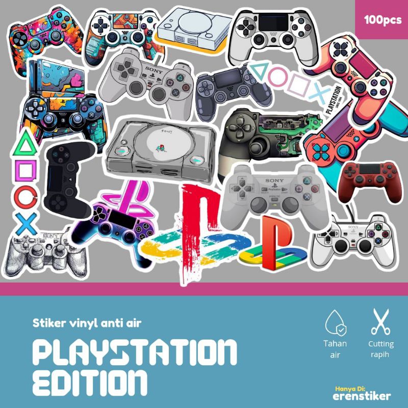 

STIKER PLAY STATION ANTI AIR VINYL STIKER/ STIKER HELEM CASING HANDPONE KACA MOBIL LAPTOP PREMIUM