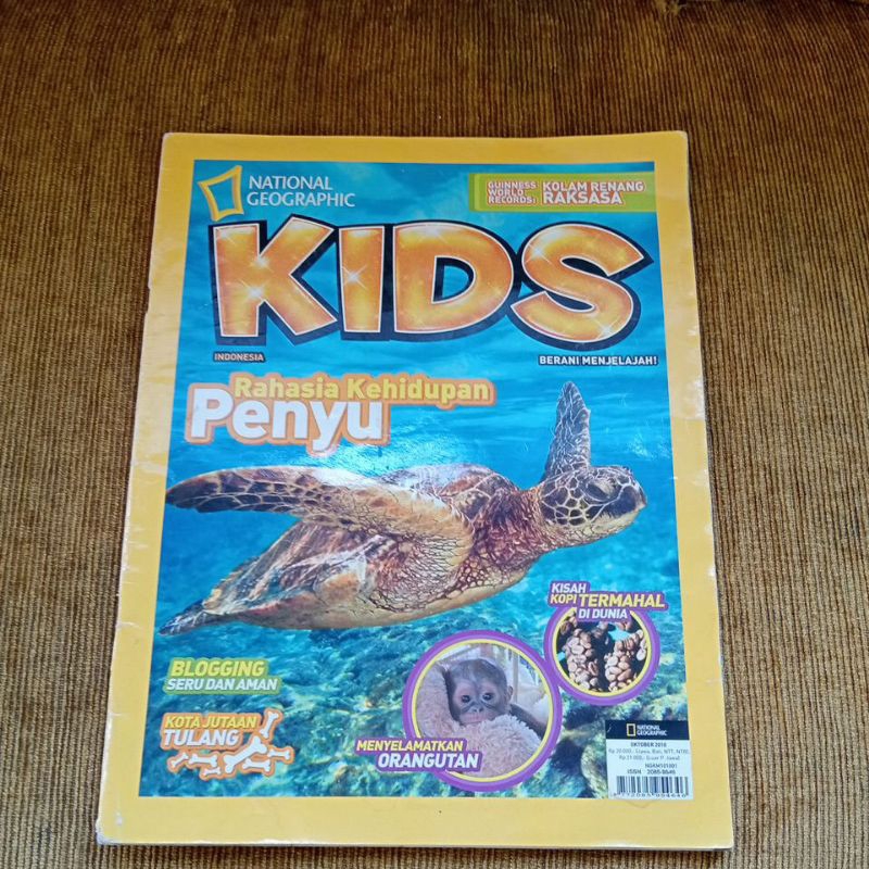Majalah National Geographic Kids,Oktober 2010