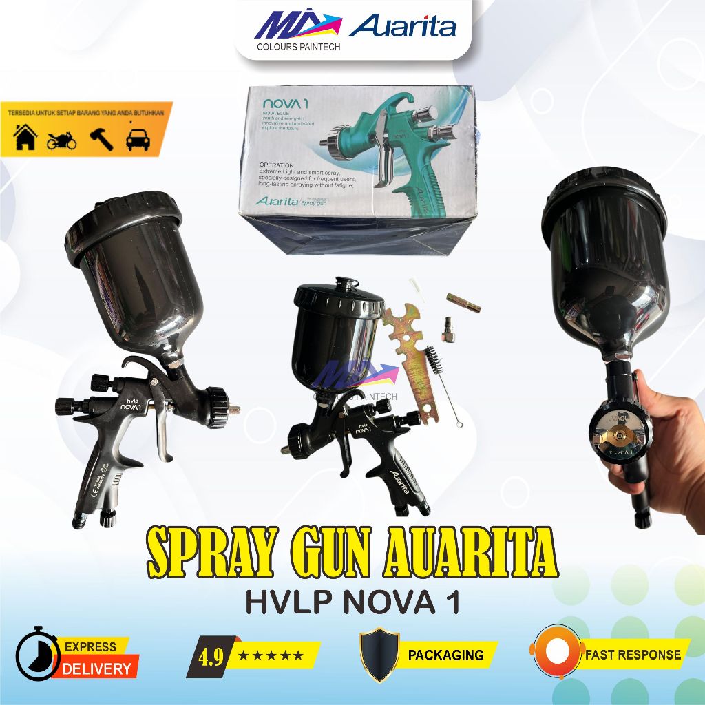 SPRAY GUN AUARITA NOVA1 HVLP PREMIUM