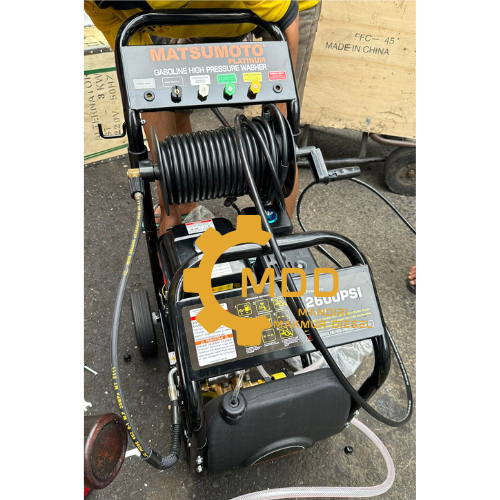 Matsumoto Mesin Steam Jet Cleaner MPW-2600 G Gasoline High Pressure Washer MPW2600G Alat Cuci Mobil 
