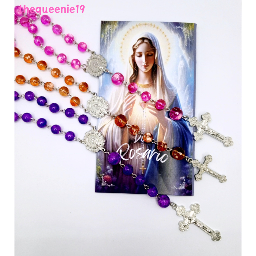 Rosario Kalung Doa Katolik | Rosario Beads | Rosario & Lembar Doa