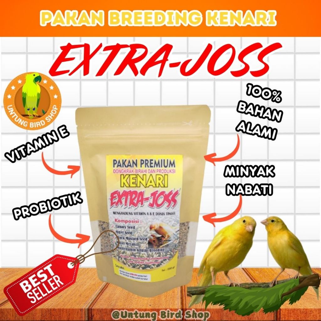 TERMURAH Pakan Ternak Kenari Pakan Extra Joss Kenari Pakan Breeding Kenari