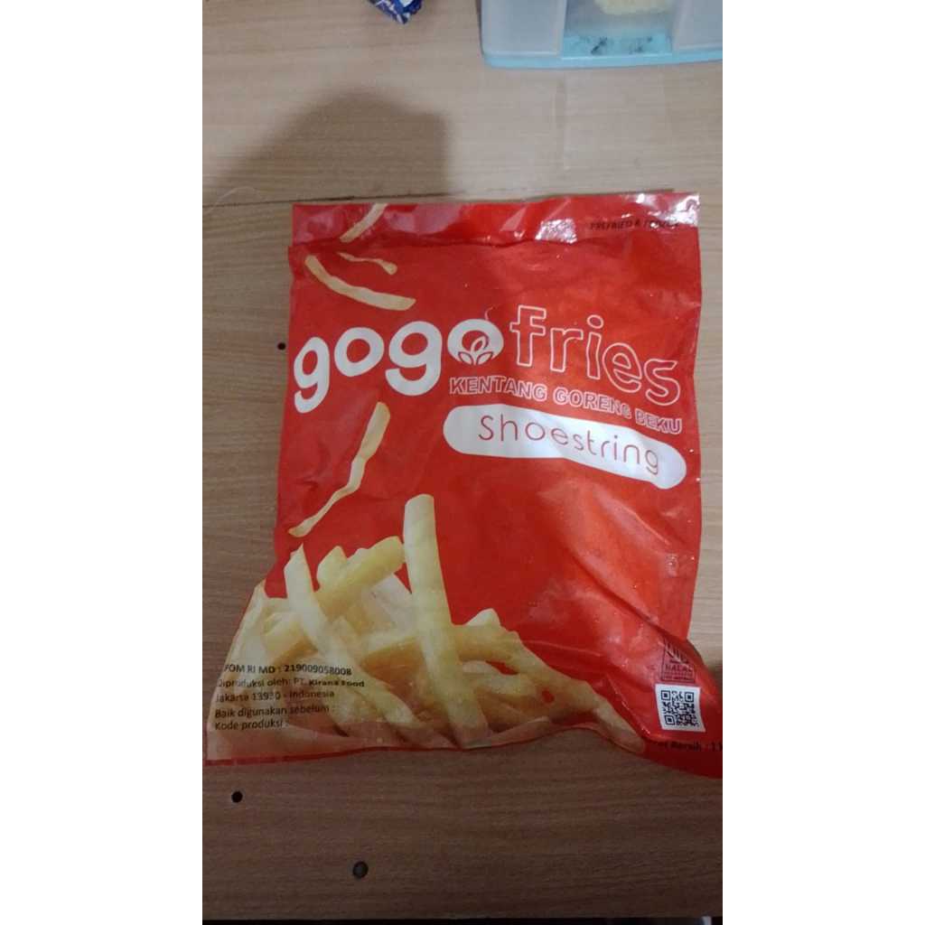 

Kentang Gogo Shoestring ( 1 Kg )