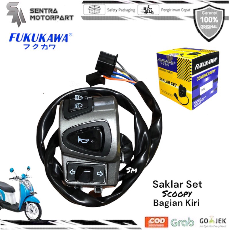 Saklar sakelar kiri scoopy karbu karburator fukukawa
