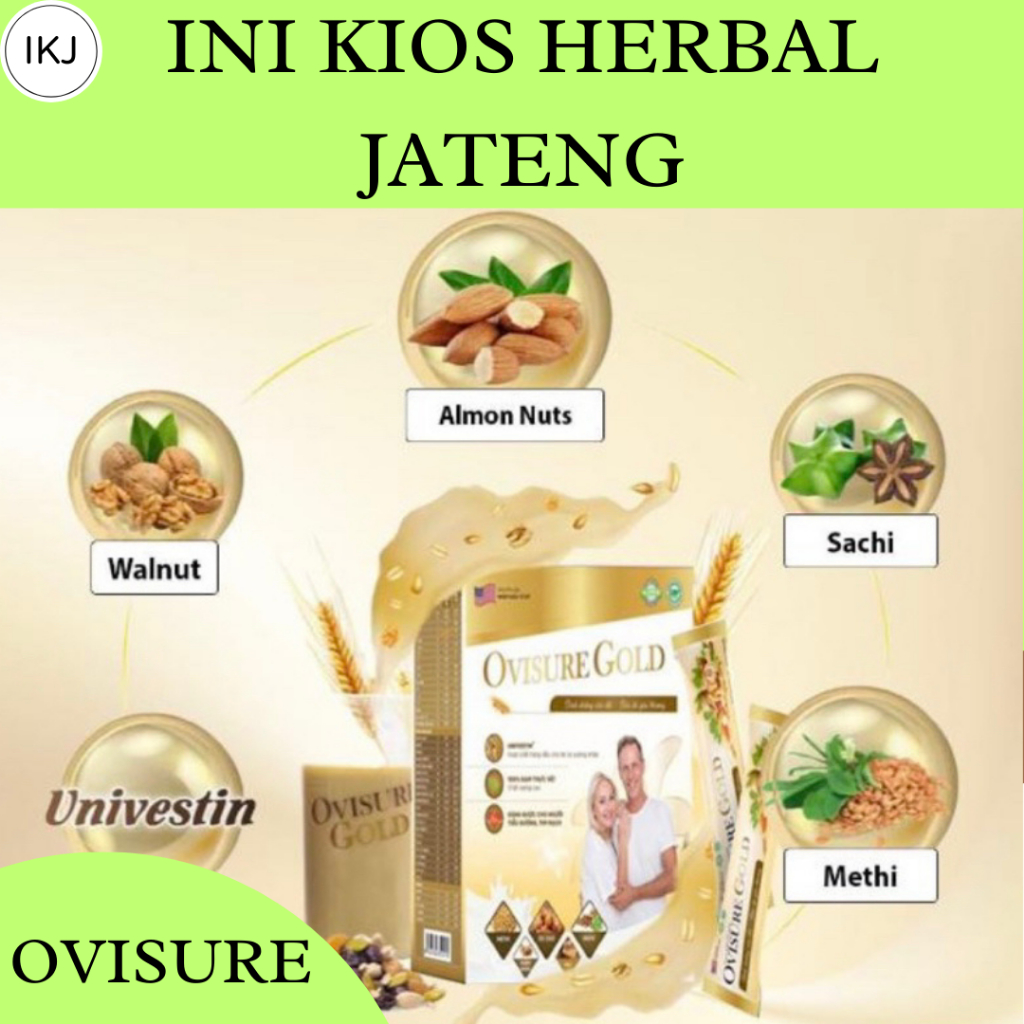 

Ovisure Gold Milk Susu Kesehatan Tulang Dan Nyeri Sendi 1 Box Susu US