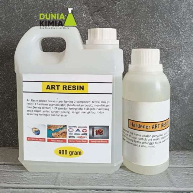 Resin Bening Lycal Keras 1011 - Art Resin - Resin Super Bening - Resin Crystal Clear - 1.2KG
