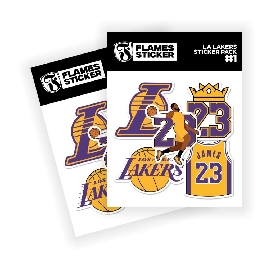 

STIKER PACK LAKERS LEBRON VINYL GLOSSY ANTI AIR PREMIUM STICKER BASKET NBA STIKER CUTTING DIECUT