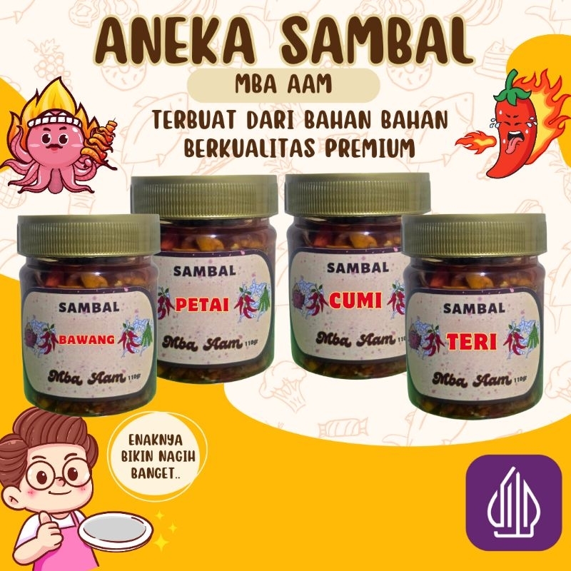 

Sambal Bawang Mba Aam Pedas Nagih Nikmat