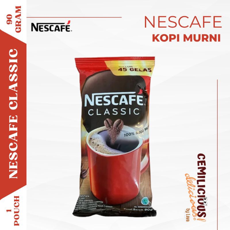 

Nescafe Classic Kopi Instan 90gr Nestle Kopi Murni