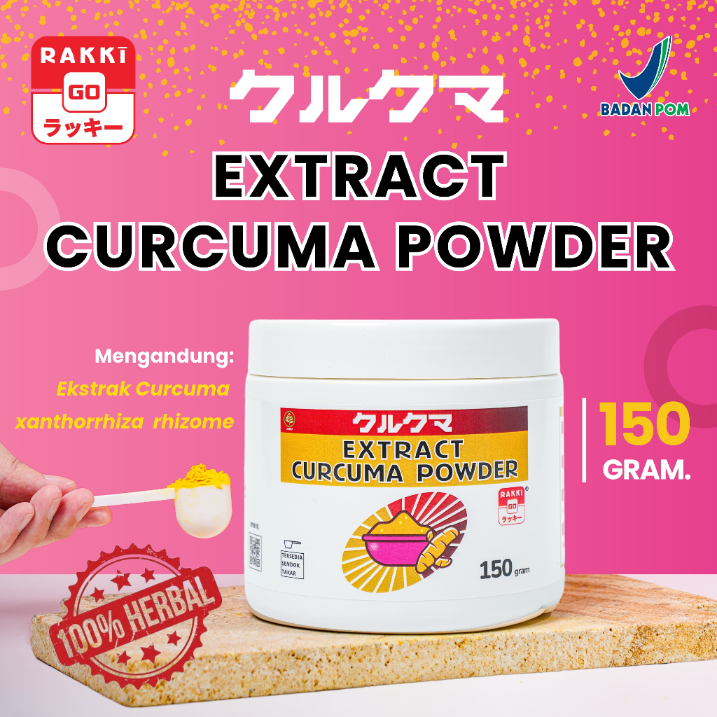 

Rakkigo Extract Curcuma Powder 150 gram
