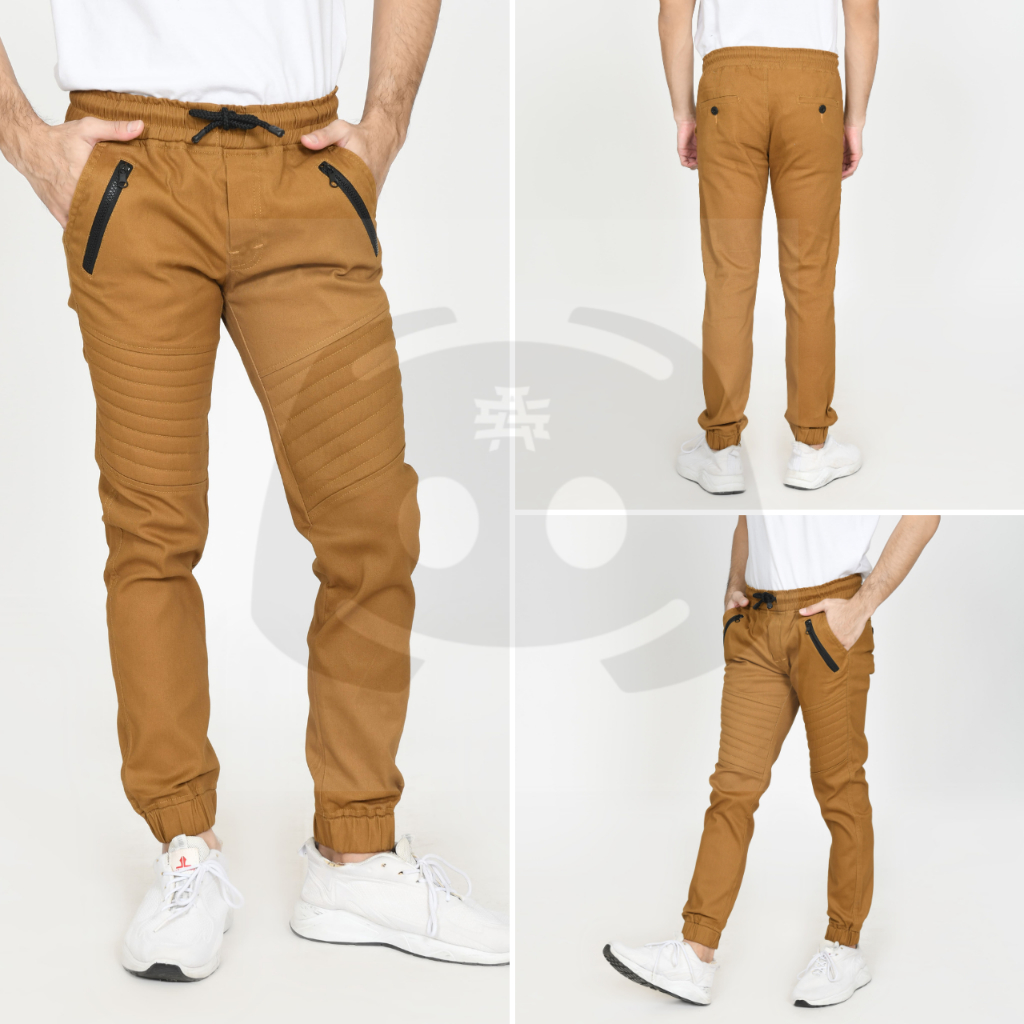 FIVE PILLAR Celana Jogger pant zipper big size/celana jogger zipper bikers