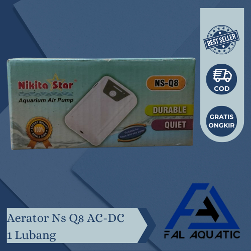 Aerator Ns Q8 AC-DC 1 Lubang / Aerator Cas Nikita Star Ns-Q8 / Aerator Usb Baterai