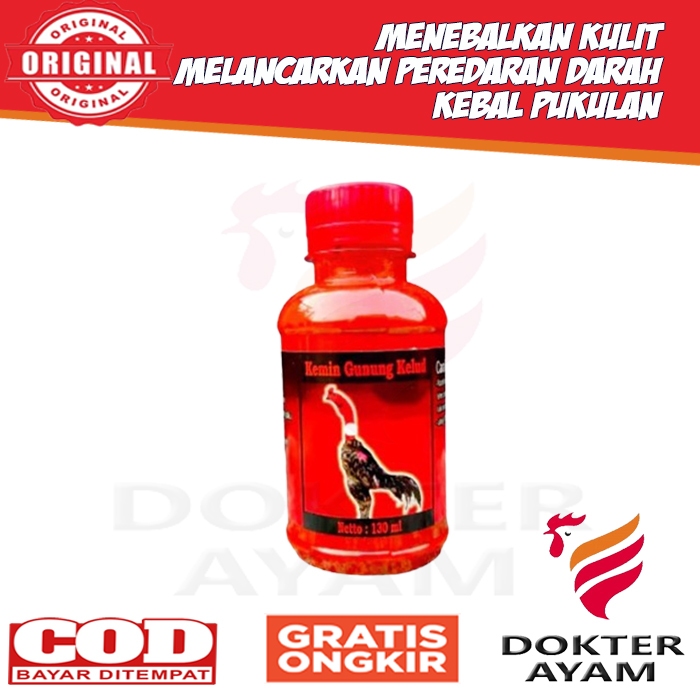 Kemin Gunung Kelud Menebalkan Kulit Badan Ayam Aduan Original