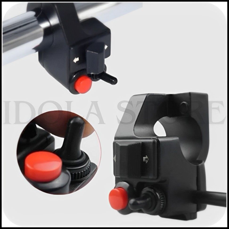 SAKLAR KIRI VARIASI MODEL SCARLET 3 TOMBOL SEIN SEN KLAKSON DIM UNIVERSAL KG-14 ACCESORIES MOTOR