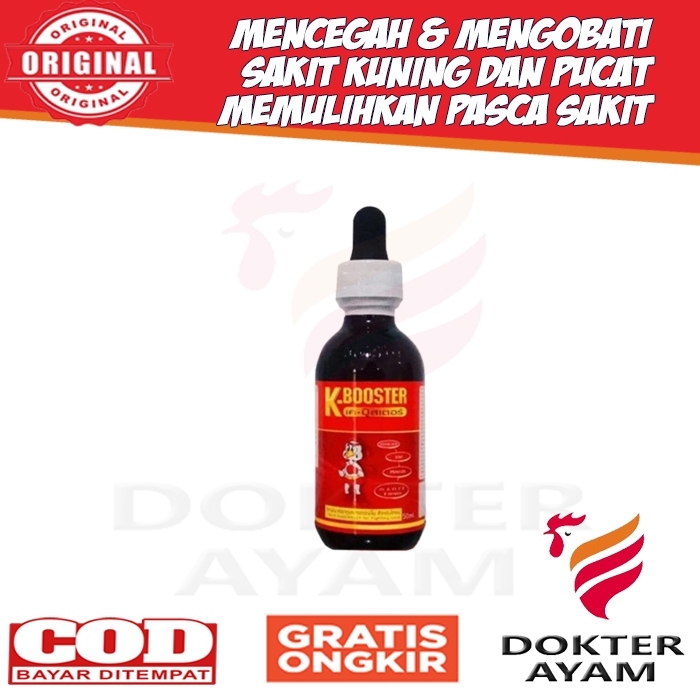 K BOOSTER K-Booster Original Vitamin Suplemen Ayam Pucat Obat Ayam Anemia Sakit Kuning