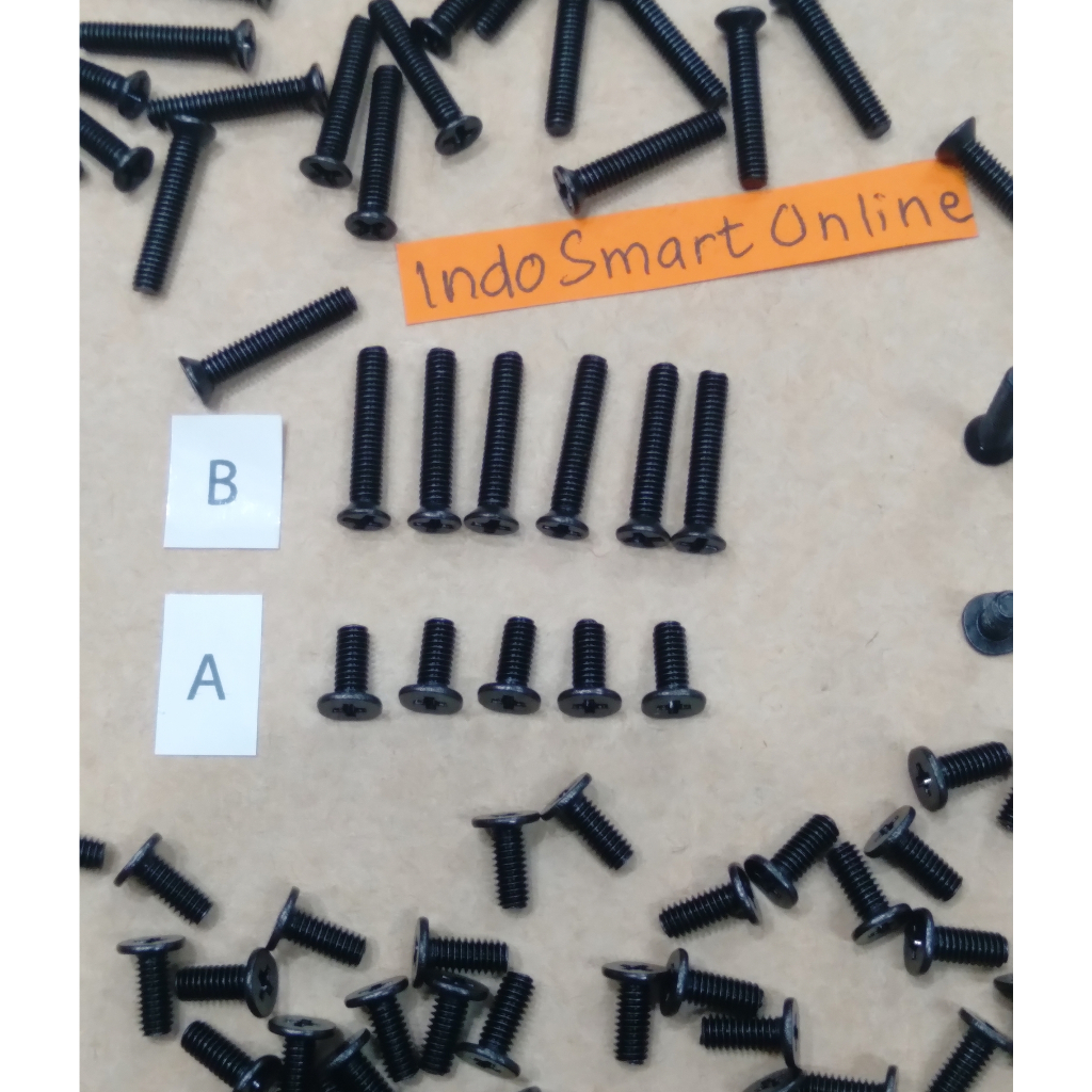 [Baru] Baut panjang Asus TUF FX505 FX505D FX505G Sekrup casing mur cover bawah