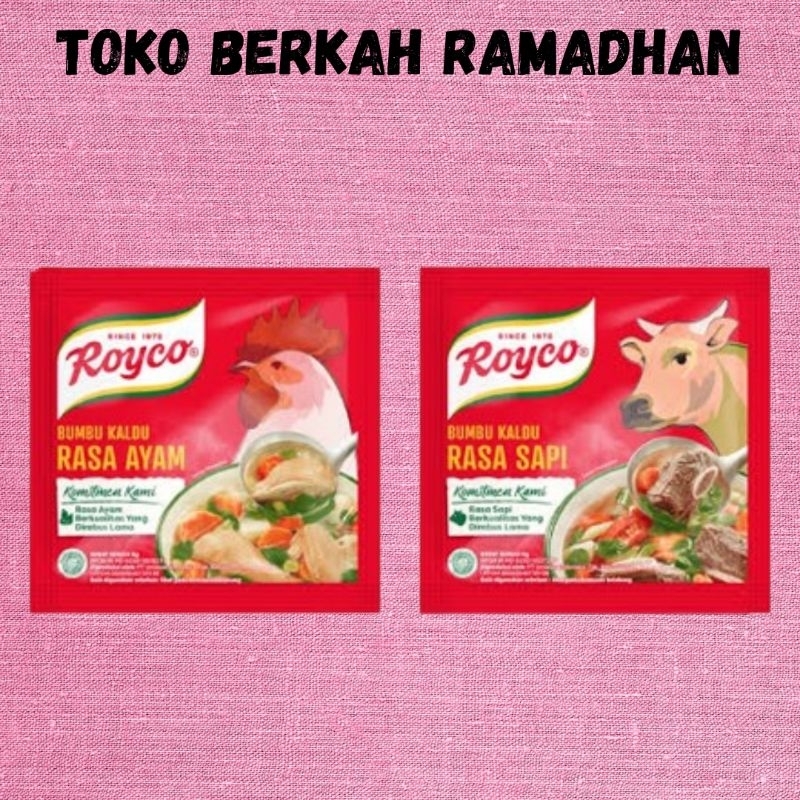 

PENYEDAP RASA ROYCO 8,5 GRAM