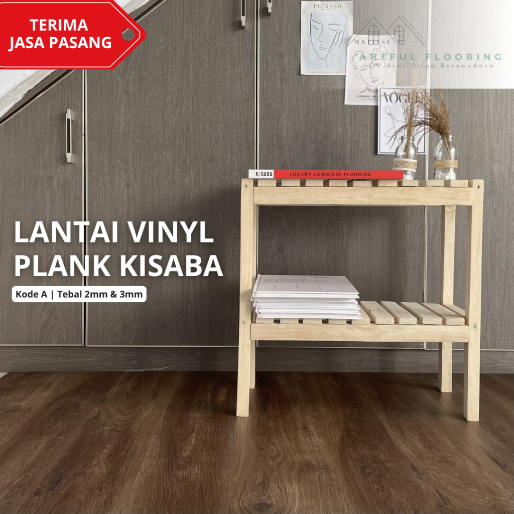 PROMO Lantai Vinyl Plank KISABA | Kode A