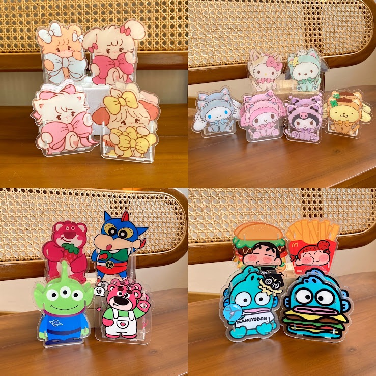 Rak Tempat Pen Akrilik Pulpen Bolpen acrylic Bolpoint Pencil Pensil Holder Organizer Meja Alat Tulis