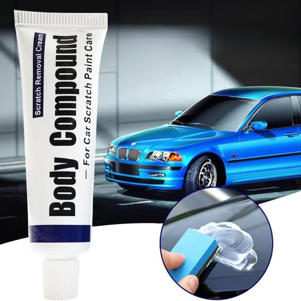 MSM Body Compound Obat Wax Polish Penghilang Lecet Baret Mobil Motor Halus