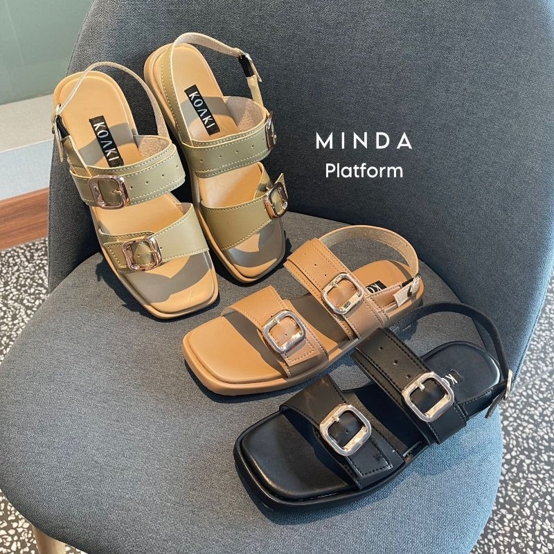 KOAKI (1159) - MINDA PLATFORM SANDAL WANITA