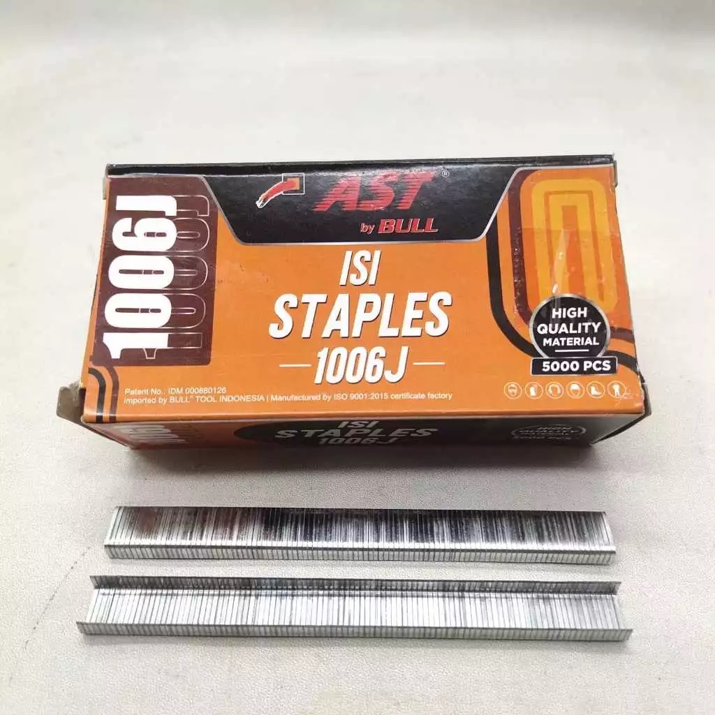 

Mata Staples Tembak 1006J Primero / J1006 Isi Staples Tembak 6mm Sadel Jok Motor (5000 Pcs)