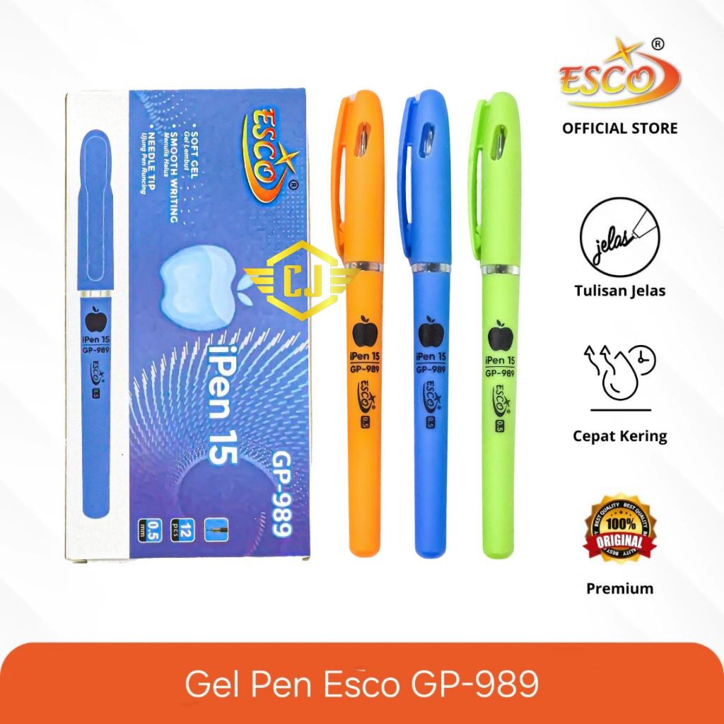 

1 LSN / 12 PCS Gel Pen ESCO GP-989 Ipen 15