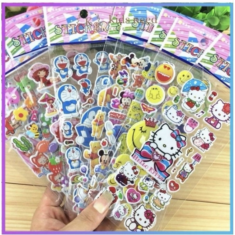 

Stiker timbul anak Sticker 3D sticker mainan