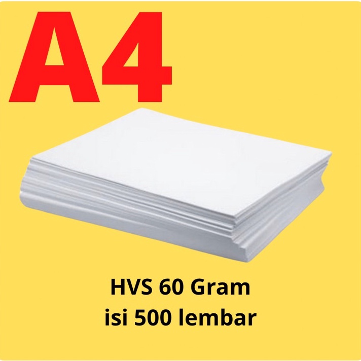 

HJ6 HVS 6 Gram A4 F4 A3 DF isi lembar